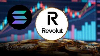 Revolut app showing SOL payments and staking options