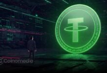 Chart comparing Tether and Circle crypto asset freezing totals 2023-2025