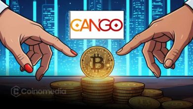 Cango BTC mining operations and total Bitcoin holdings chart