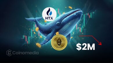 Dormant Whale Deposits 2,015 ETH to HTX, Loses $2M