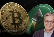 BlackRock executive discussing confidence in BTC and ETH future growth.