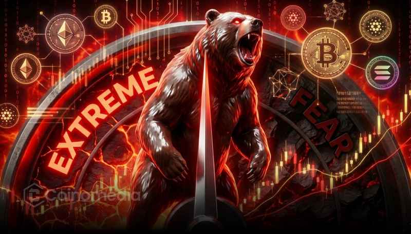 Crypto Fear and Greed Index drops to 24 showing extreme fear in market