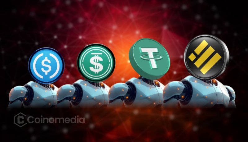 Stablecoin market cap drop as investors move funds into gold and silver