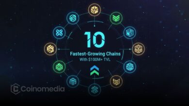 Top 10 Fastest-Growing Chains With $100M+ TVL