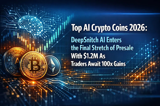 Top AI Crypto Coins 2026: New Ethereum Wallets Record a Massive Uptick, DeepSnitch AI Enters the Final Stretch of Presale With $1.2M As Traders Await 100x Gains