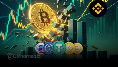 Binance stablecoin liquidity visual showing $47.5B in stablecoin reserves on the exchange.