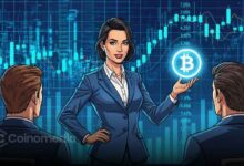 Bitcoin futures market chart showing declining leverage after price drop