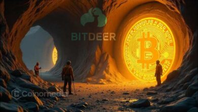 Bitdeer Bitcoin Exit showing Bitdeer logo and Bitcoin coins after selling 1,132.9 BTC.