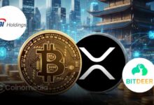 Bitdeer Bitcoin Sale announcement with SBI XRP rewards concept illustration for crypto investors