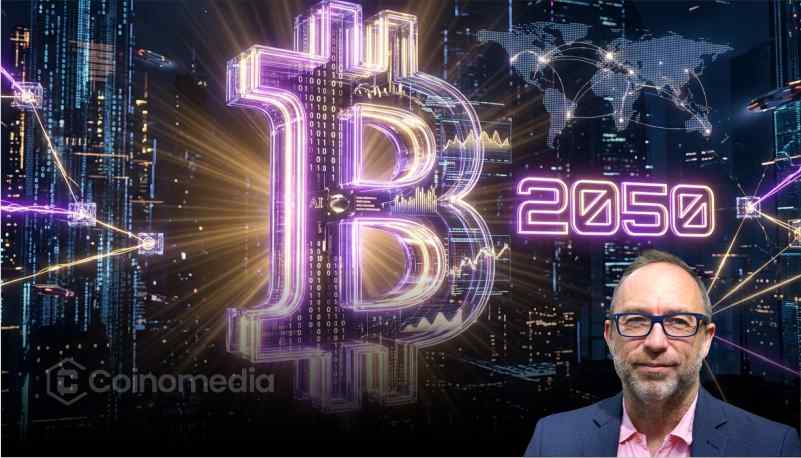 Jimmy Wales discussing Bitcoin Future Outlook 2050 and the long-term future of cryptocurrency.