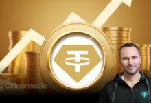 XAUT transfers of 94 tonnes of tokenized gold announced by Paolo Ardoino with 0.0016% transaction fees.