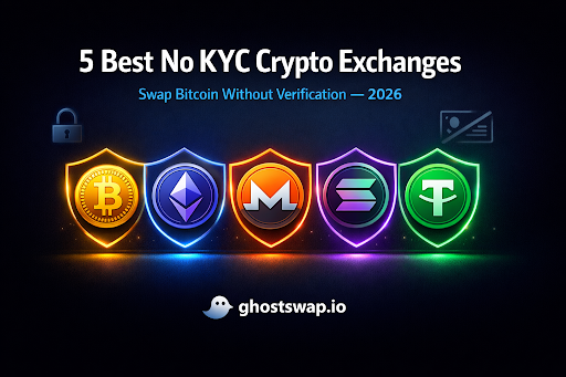 5 Best No KYC Crypto Exchanges in 2026 — Swap Bitcoin Without Verification
