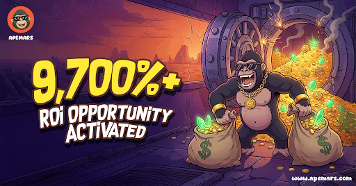 From $0.00005576 to $0.0055: APEMARS Presale Offers 9,700% ROI Amid XRP and VeChain Growth - Best Crypto to Invest in February