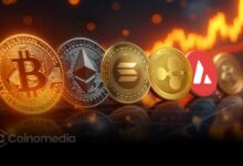 Chart showing altcoins near all-time lows during a weak crypto market