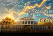 Central banks gold reserves rising above US Treasuries in global reserve strategy chart