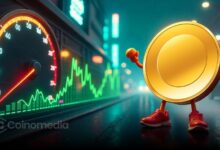 Crypto Fear and Greed Index chart showing a sharp rise from 32 to 46 in one day