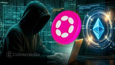 DOT token hack incident showing unauthorized minting on Ethereum blockchain