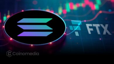 FTX SOL unstaking transfer to creditor distribution address shown on a blockchain tracking dashboard.