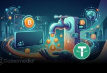 Tether BTC Faucet allowing users to claim free Bitcoin satoshis in a self-custodial wallet app