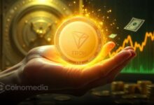 TRON protocol revenue growth chart showing $82.69M in Q1 2026 and TRON TVL reaching $5.115B