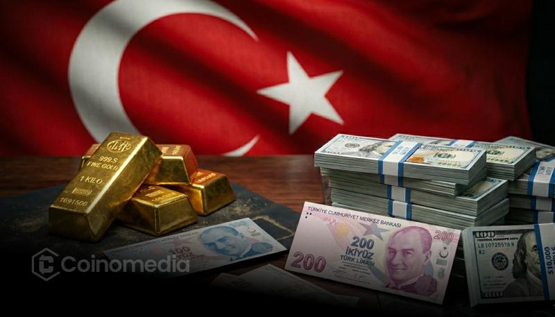 Turkey Gold Reserves Drop Amid Lira Defense Moves