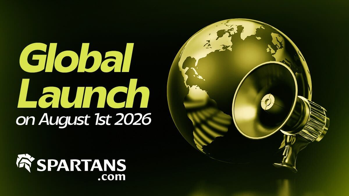 Spartans.com Goes Global on August 1st: The Platform With $1 Billion in Beta Wagers Gears Up for Global Domination