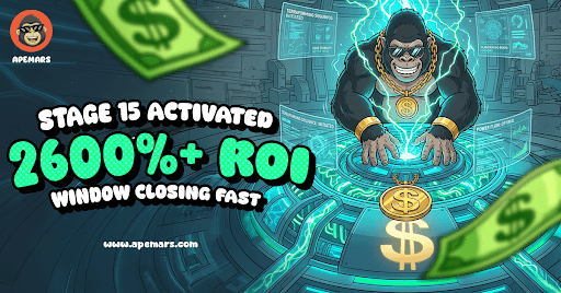 Next Crypto to Explode in 2026? Tensor Surges, Bitcoin Cash Eyes $520, While APEMARS Stage 15 at $0.0001967 Gains Over 1,582 Holders