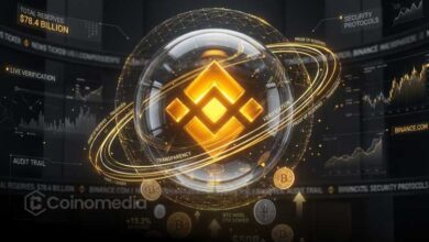Binance Proof of Reserves showing rising Bitcoin and Ethereum holdings chart