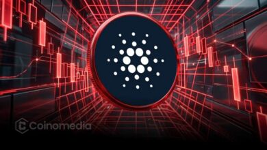 Cardano ADA crash chart showing 93 percent decline