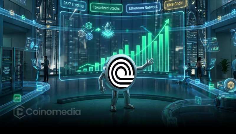 Ondo tokenized stocks platform showing 24/7 minting and redemption on Ethereum and BNB Chain.