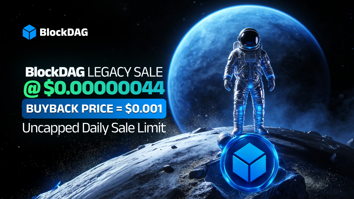 BlockDAG Legacy Sale Goes Live at $0.00000044 With Verified $0.001 Buyback – Why It’s The Best Crypto To Buy Right Now