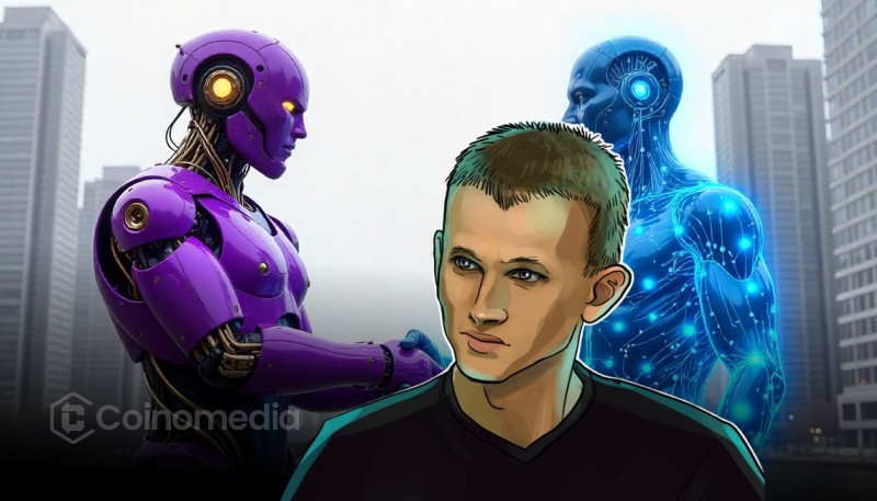 Illustration of Vitalik Buterin's concept for private onchain voting using blockchain technology and software obfuscation.