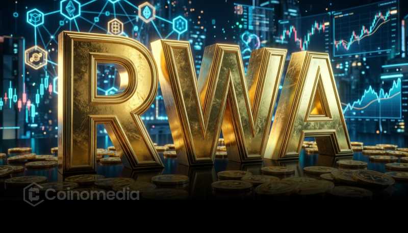 Graphic highlighting RWA tokens as the best-performing crypto narrative in July with a 10% median return, according to CryptoRank.