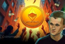 Illustration of Vitalik Buterin's Ethereum Extremely Lean Chain proposal featuring ZK proofs, reduced consensus state, and enhanced validator privacy.