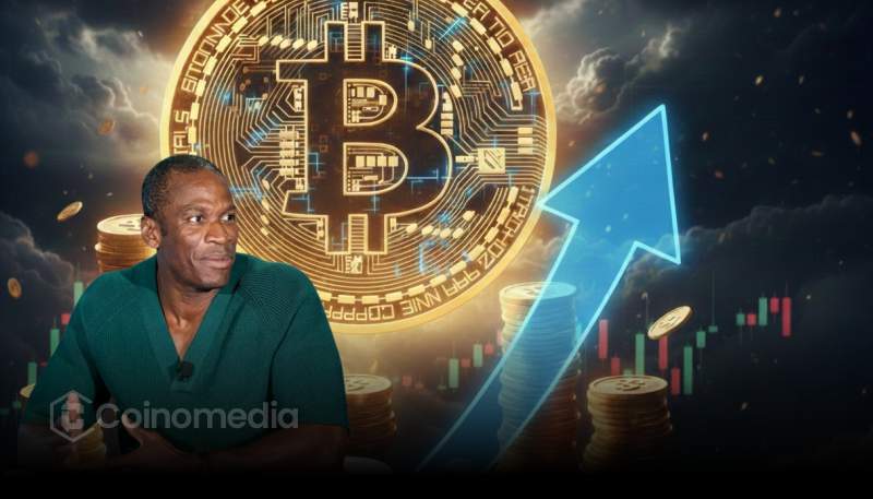 Illustration of Bitcoin alongside U.S. dollar and Japanese yen symbols, highlighting Arthur Hayes' "Yen-quake" thesis that increased liquidity could support crypto markets.
