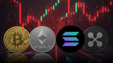 Infographic showing August 4 crypto ETF flows, with Bitcoin attracting $211.49 million, Ethereum $53.75 million, and Solana $1 million in net inflows.