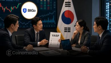 Illustration of BitGo Korea receiving VASP registration from South Korea's Financial Intelligence Unit, highlighting its status as the first foreign majority-owned company to secure the approval.