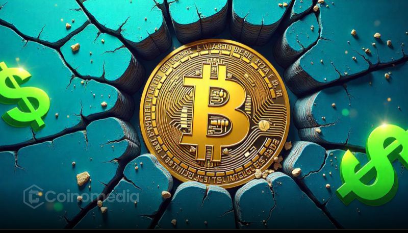 Chart illustrating Bitcoin entering an accumulation zone while analysts note that the market bottom has not yet been confirmed.