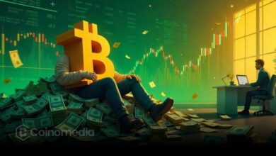 Chart showing Bitcoin's record weekly dollar gain of $14,775 and a 23.5% weekly increase from Aug. 17 to Aug. 23, marking its strongest weekly percentage gain since March 2023.
