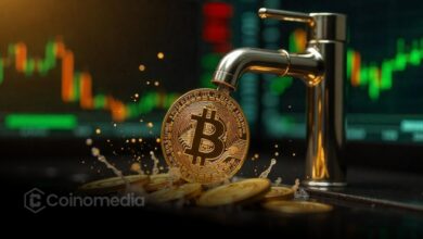 Chart showing Bitcoin breaking above $77,000 alongside $1.24 billion in total crypto liquidations over 24 hours, including $730 million from Bitcoin positions.