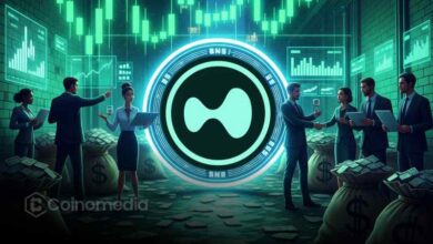 Chart showing Hyperliquid recording $218 billion in July trading volume, maintaining its lead over other perpetual decentralized exchanges despite a broader market decline.