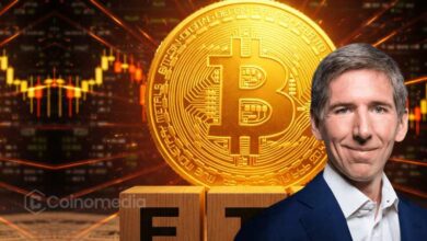 Illustration of Bitwise CIO Matt Hougan discussing Bitcoin, highlighting his view that Scott Bessent's bond intervention and Iran sanctions strengthen the case for BTC as a neutral, scarce asset.