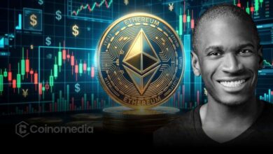 Illustration highlighting Arthur Hayes' market forecasts, including a $10,000 Ether price target for the end of 2026, ENA at $0.50, ETHFI at $2, and a EUR/JPY target of 140 or below by mid-2027.