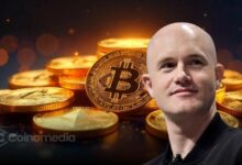 Illustration showing Coinbase CEO Brian Armstrong with a Bitcoin price target of $400,000 by 2030, highlighting his long-term bullish outlook for the cryptocurrency.