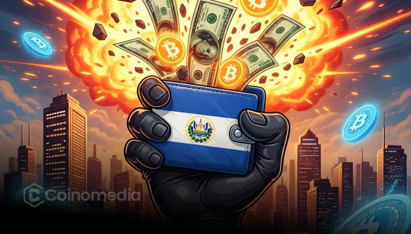 Illustration showing El Salvador's Bitcoin treasury reaching 7,762 BTC while continuing its daily Bitcoin purchases following an agreement with the International Monetary Fund.