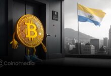 Illustration highlighting the IMF's staff-level agreement with El Salvador, confirming no further government Bitcoin accumulation beyond documented private donations under the Extended Fund Facility program.