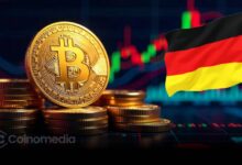 Illustration showing Germany introducing a proposed 25% tax on cryptocurrency gains starting in 2027, highlighting upcoming changes to the country's digital asset tax framework.
