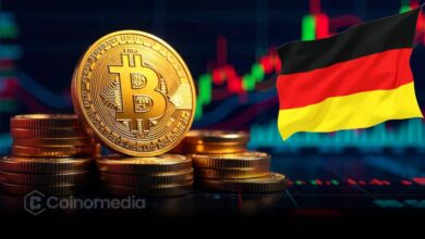 Illustration showing Germany introducing a proposed 25% tax on cryptocurrency gains starting in 2027, highlighting upcoming changes to the country's digital asset tax framework.