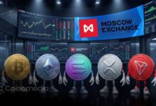 MOEX crypto futures linked to Bitcoin, Ethereum, Solana, XRP and TRON launching on Moscow Exchange for qualified investors on September 22.