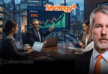 Strategy STRC stock recovering toward its $100 offering price as Michael Saylor's company purchases shares following a steep selloff.